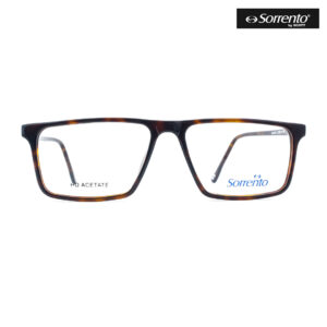 Sorrento SR 909 C2 Durable Brown Rectangle Eyeglasses