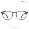 HUSTLR LA E15417-XW C23 Greystone Full Rim Bold Eyeglasses Zero Power Lens