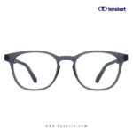 HUSTLR LA E15417-XW C23 Greystone Full Rim Bold Eyeglasses Zero Power Lens