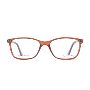 Maroon Rectangle Eyeglasses OPH SC 207 0101 BRN