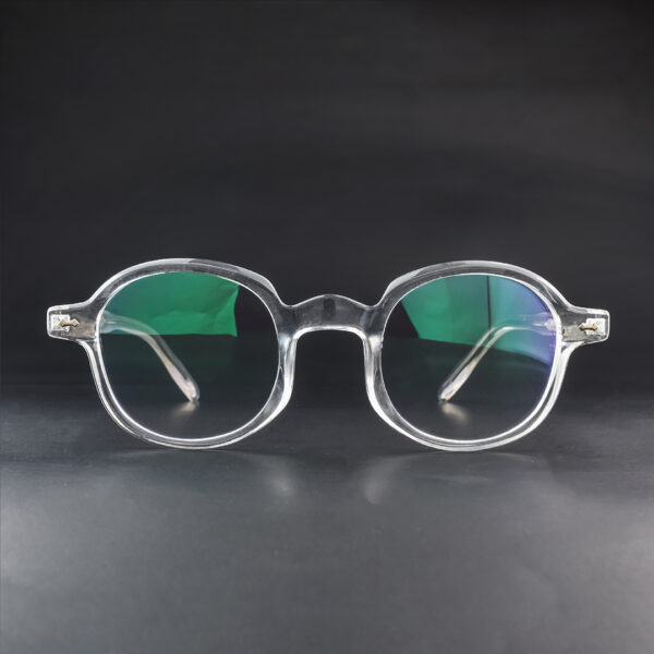 Stylish 260910 C1 Transparent Round Eyeglasses