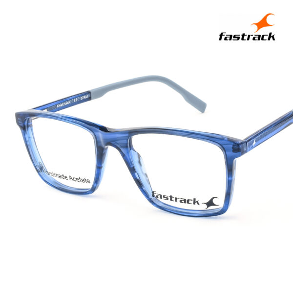 Fastrack Transparent Blue-Ash Eyeglasses FT1586MFA5MBLV