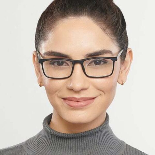 Women wearing John Jacobs TR FLEX JJ E 14411 C1 Eyeglasses