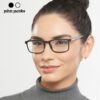 Women wearing John Jacobs TR FLEX JJ E 14411 C1 Eyeglasses