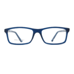 OPH 104 05 Stylish Blue Rectangular Eyeglasses