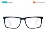 Black Large Eyeglasses SQ1005 C2