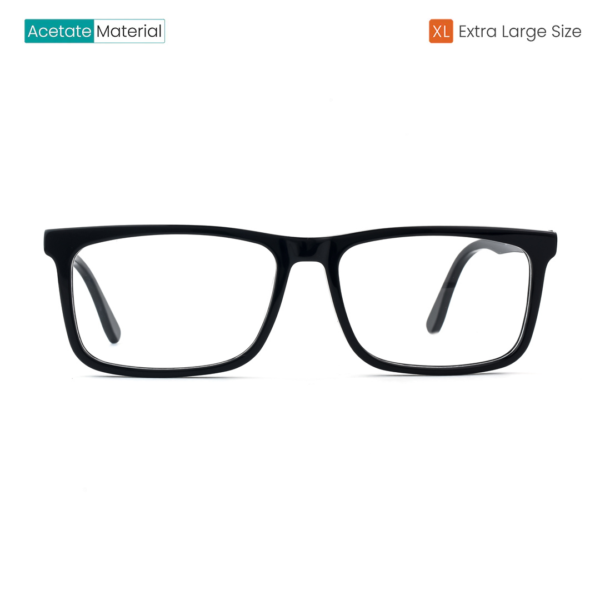 Black Extra Large Eyeglasses SQ1008 C1