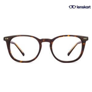 Vincent Chase VC E17182 C1 Brown Havana Square Eyeglasses