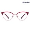 Vincent Chase VC E17145 C1 Gold Red Eyeglasses For Women