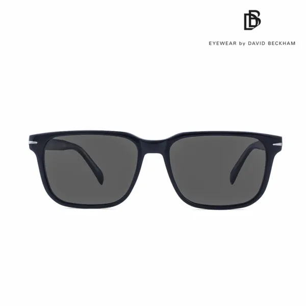 David Beckham DB 1022 807 Black Rectangular Sunglasses