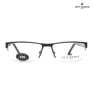 JEFF BANKS JB Royal Half-Rim Eyeglasses
