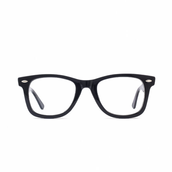 Glossy Black Square Full Rim Eyeglasses 5132 C1