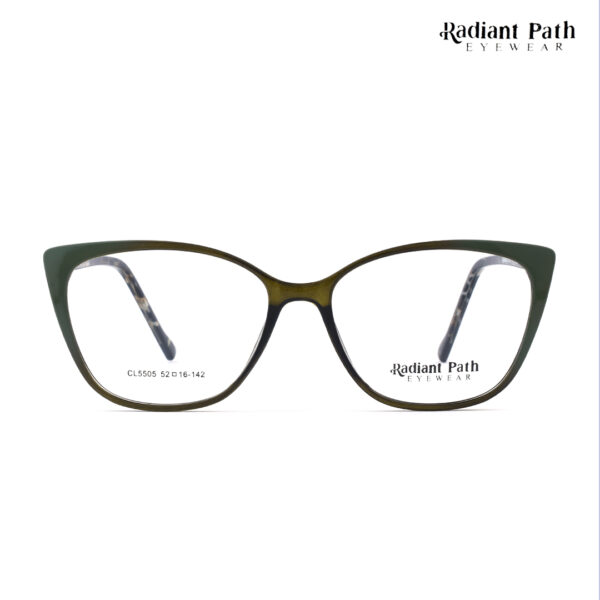 Radiant Path CL5508 Olive Eyeglasses for Women