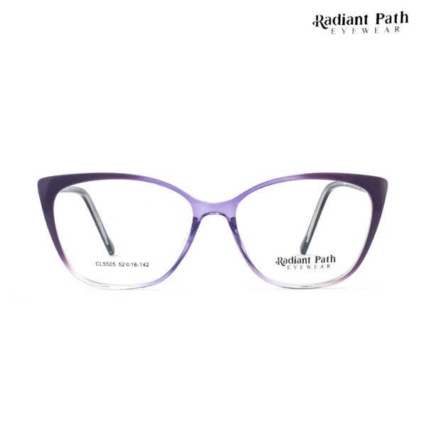 Radiant Path CL5505 Purple Cats Eye Eyeglasses for Women