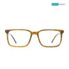 Stylish Glossy Brown Rectangle 28017 C3 Eyeglasses