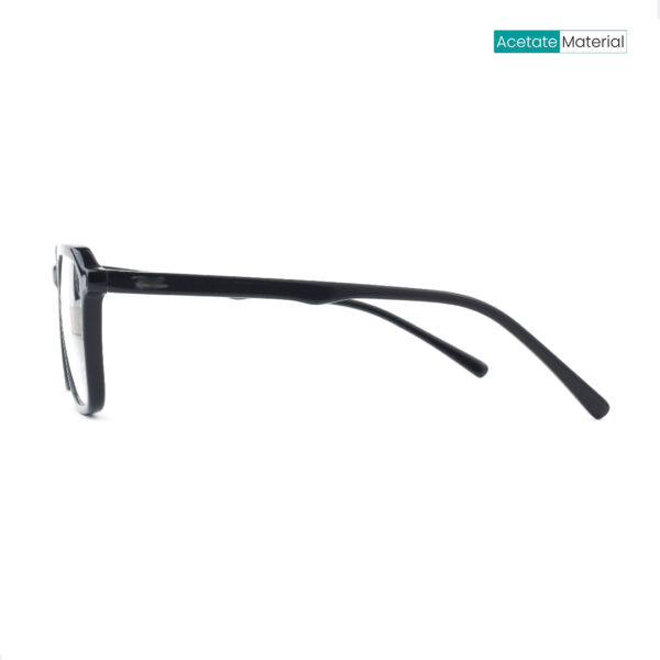 Stylish Glossy Black Square AC31122 C2 Eyeglasses