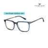 Vincent Chase VC E14105 C2 Blue Transparent Full Rim Eyeglasses Zero Power Lens