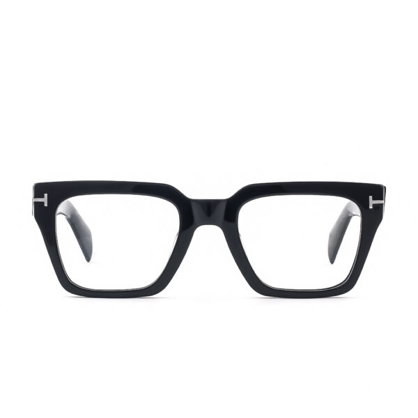 Stylish Glossy Black Square 5461 C2 Eyeglasses