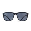 Stylish Black Polarized Square Sunglasses 22033