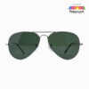 Aviator Polarized Sunglasses 004/58 Silver