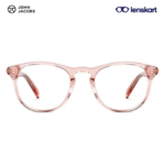 John Jacobs Pink Transparent JJ E11515 Eyeglasses