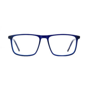 Glossy Blue Square Eyeglasses 36258 C3