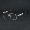 Gunmetal Rimless Eyeglasses 120132J COL.03 Eyeglasses