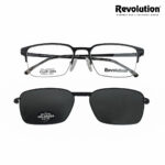 Revolution Eyewear Denton BLK Clip-on Eyeglasses