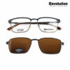 Revolution Eyewear Peter Nav Clip-on Eyeglasses