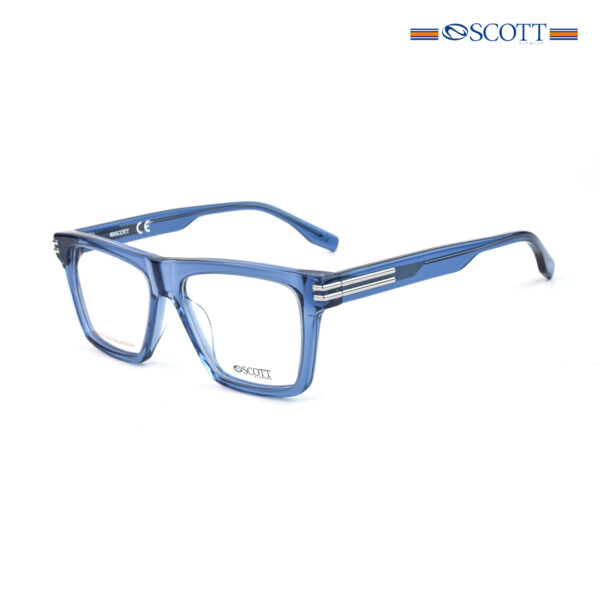 Scott Transparent Blue Eyeglasses SC9034 C4