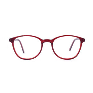 Transparent Maroon Eyeglasses F88039 C2