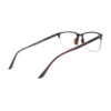 Stylish Tea Metal and Black  Half Rim Eyeglasses 6880 C3