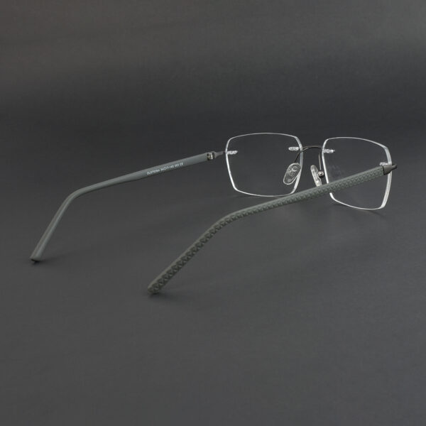 Stylish Ash Rimless Eyeglasses OLD 7535M 003