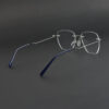 Stylish Navy Blue Rimless Eyeglasses OLD 7605M 005