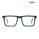 Stylish Black Y2420 C1 Square Eyeglasses