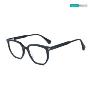 Stylish Black A2514 C1 Geometric Eyeglasses
