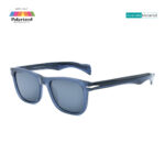 Stylish Blue Havana 1072 C4 Square Sunglasses