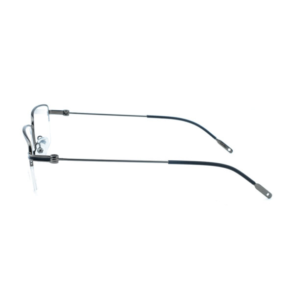 Gun Metal Black Half Rim 88225 C7 Eyeglasses