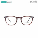 I-CHANGE C6107 C4 Marron Havana Round Eyeglasses