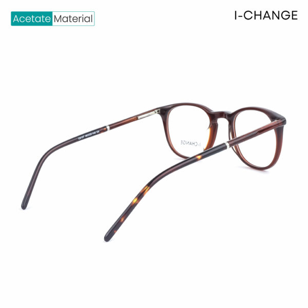 I-CHANGE C6107 C4 Marron Havana Round Eyeglasses