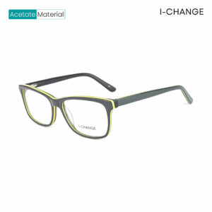 I-CHANGE GFA10003 C01 Square Black Eyeglasses