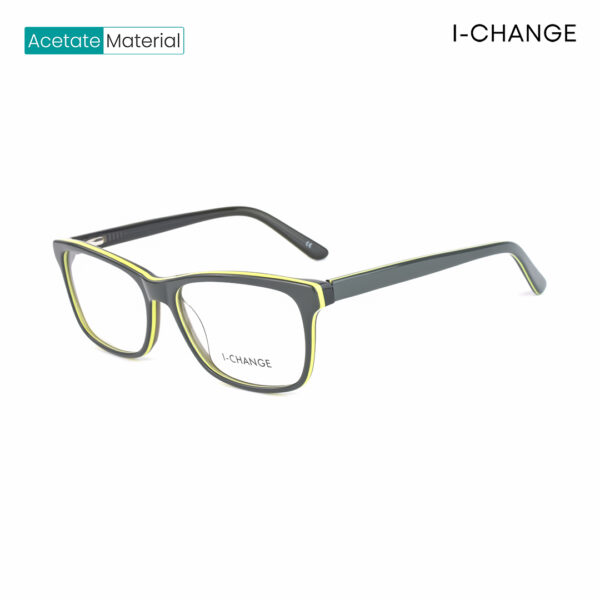 I-CHANGE GFA10003 C01 Square Black Eyeglasses