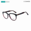 I-Change GPA0159 C5 Dark Maroon Eyeglasses