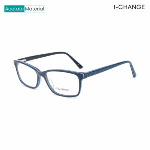 I-CHANGE GPA10032 C01 Black Rectangle Eyeglasses