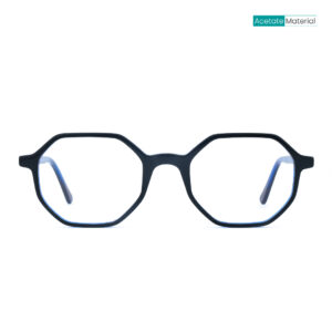 Stylish Hexagonal A2493 C123 Eyeglasses