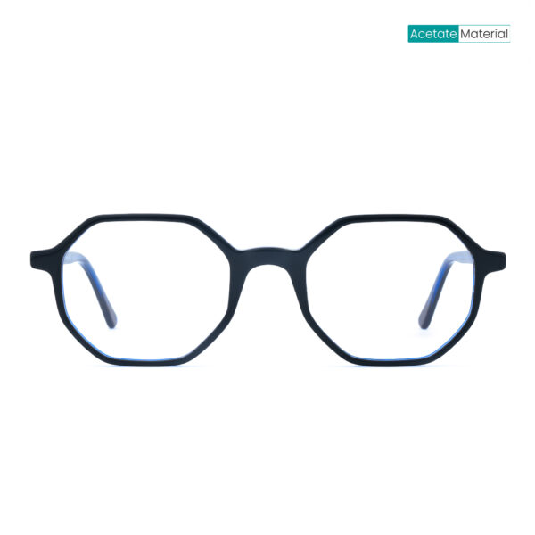 Stylish Hexagonal A2493 C123 Eyeglasses