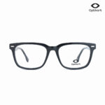 Stylish Black Rectangle Eyeglasses 88017 C1