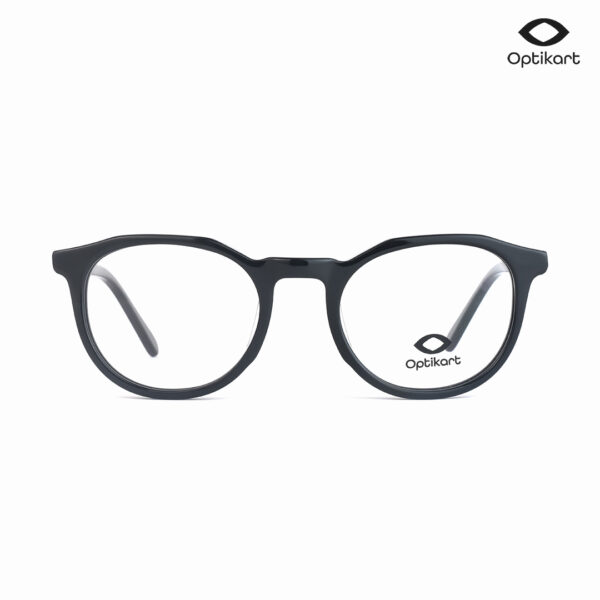 Optikart Black Round Eyeglasses AC31115 C2