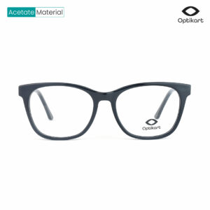 Optikart Black Square Eyeglasses RD26072 C1