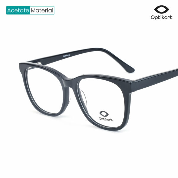 Optikart Black Square Eyeglasses RD26072 C1